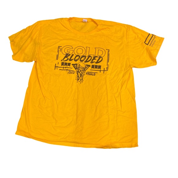 Gold 2022 NBA Finals T-Shirt - Picture 1 of 4